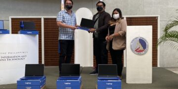 Mga Laptop tinanggap ng LGU Santa Maria mula sa DICT