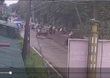 Kumalat na langis, dahilan upang ma-slide ang ilang motorista sa Odiongan