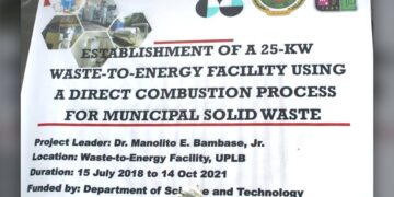 DOST supports establishment of waste-to-energy facility