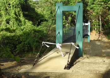 Bagong hanging bridge sa Brgy. Tuburan sa Odiongan, pinasinayaan