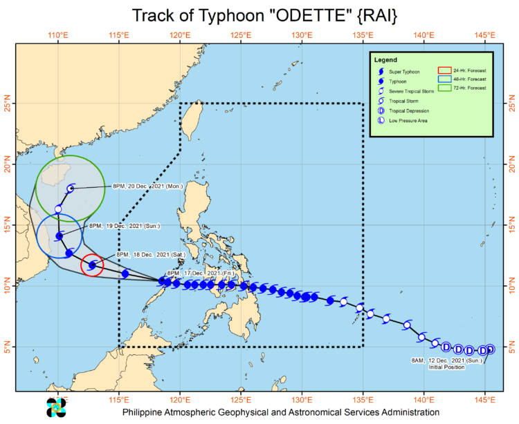 #OdettePH: Storm Signal sa Romblon, tinanggal na ng Pagasa