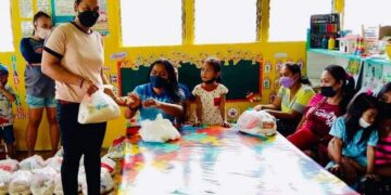 Supplemental Feeding Program sa Alcantara, nagsimula na rin