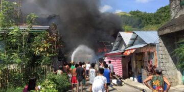 Dalawang bahay sa Santa maria, nasunog