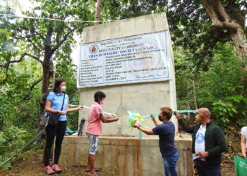 Mga residente ng Sitio Guino, may bagong water system na