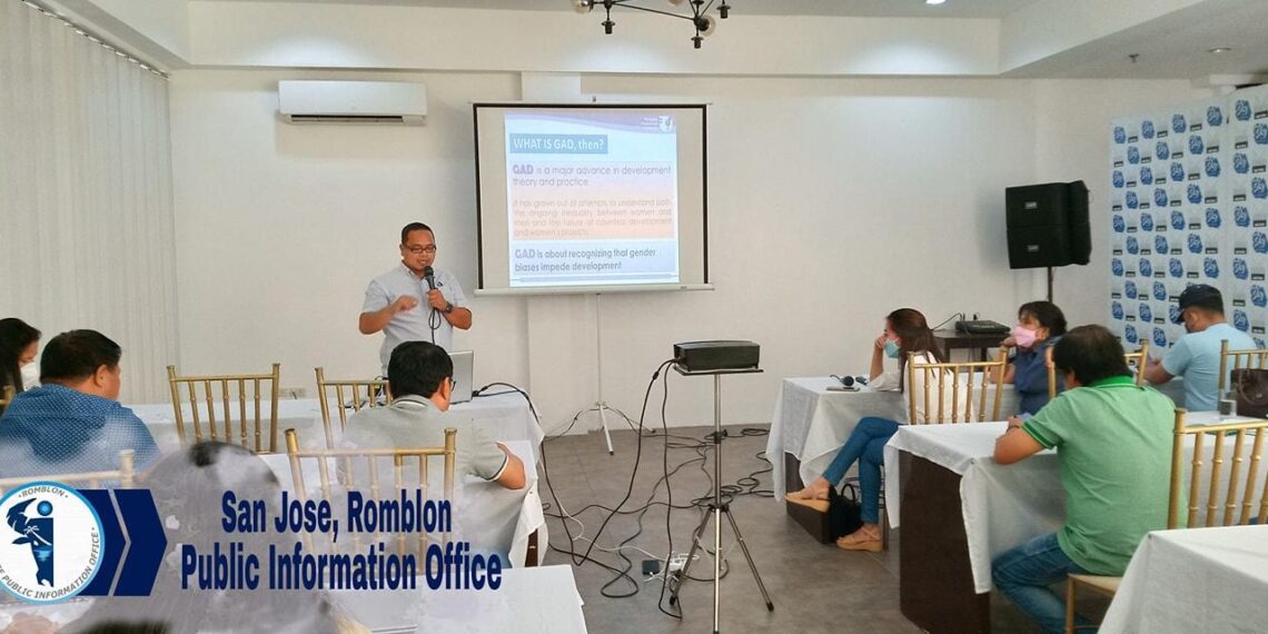 Mga kawani ng LGU San Jose, nagsanay sa paggawa ng mga programa para sa GAD