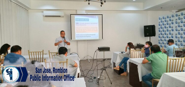 Mga kawani ng LGU San Jose, nagsanay sa paggawa ng mga programa para sa GAD