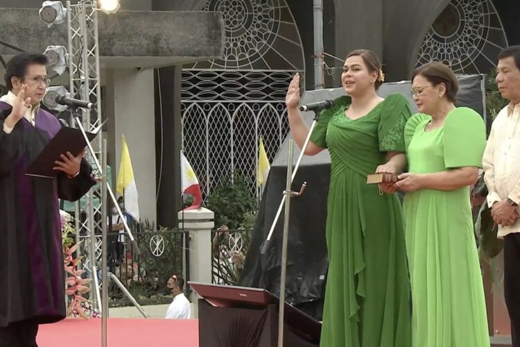 VP Sara Duterte takes oath, bares priorities