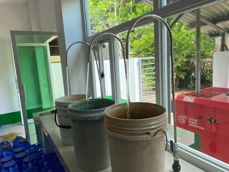 Desalination Facility sa Cobrador Island, napapakinabangan na
