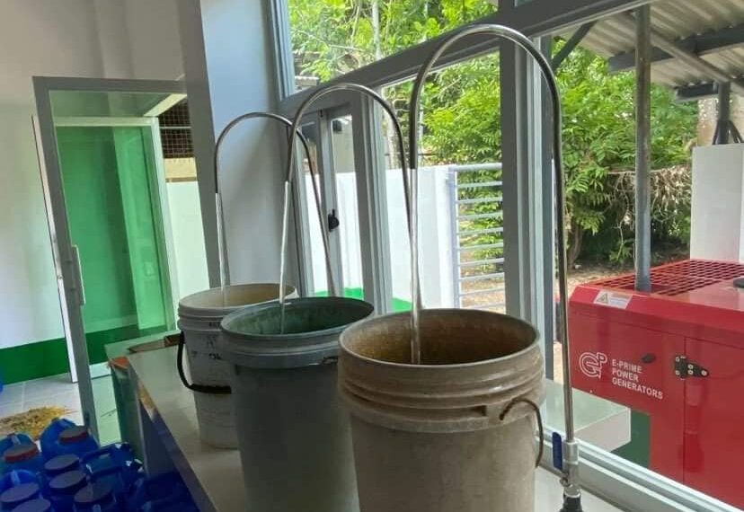 Desalination Facility sa Cobrador Island, napapakinabangan na