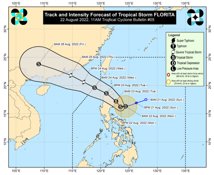 Tropical Depression Florita maintains strength; brings rains on the first day of school