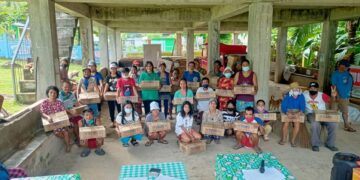 525 residente ng Corcuera, benepisyaryo ng Food-for-Work program ng DSWD