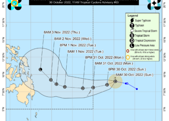 New tropical depression ‘Queenie’ may enter PAR tomorrow