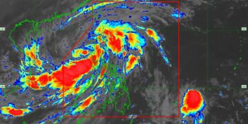 Tropical Storm ‘Paeng’ is now over the West Philippine Sea