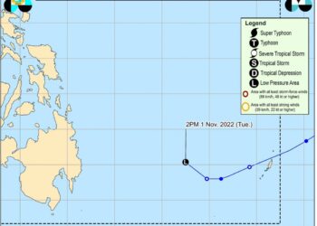 ‘Queenie’ weakens into a LPA