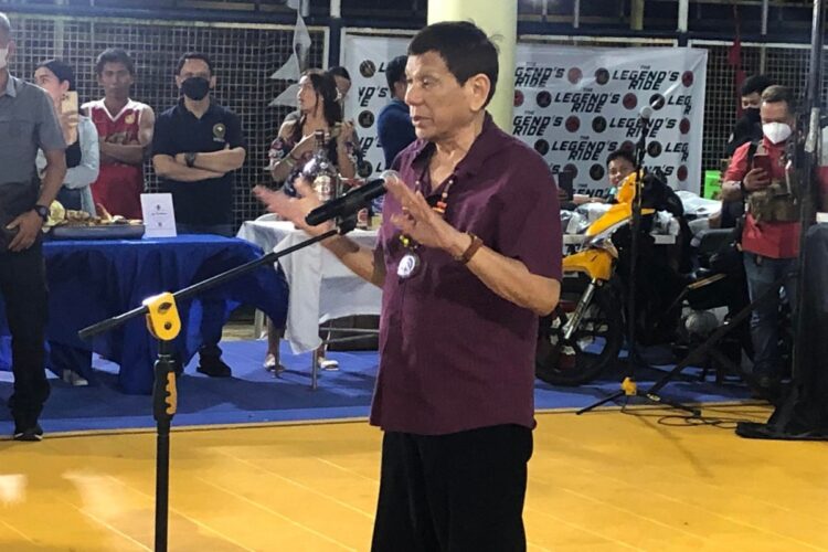 Former President Rodrigo Duterte calls to support the PBBM administration