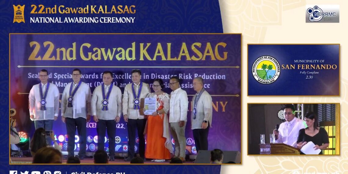 San Fernando and San Agustin are Gawad Kalasag Awardees for 2022