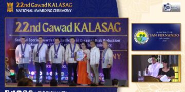 San Fernando and San Agustin are Gawad Kalasag Awardees for 2022