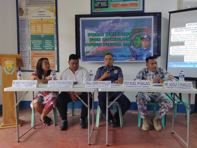 Romblon gets police augmentation force for Biniray Festival ’23