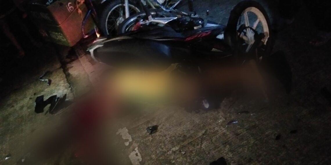 Isa patay, dalawa ang sugatan sa salpukan ng tricycle at motorsiklo sa San Andres