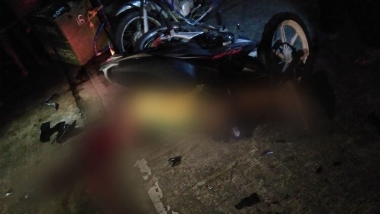 Isa patay, dalawa ang sugatan sa salpukan ng tricycle at motorsiklo sa San Andres