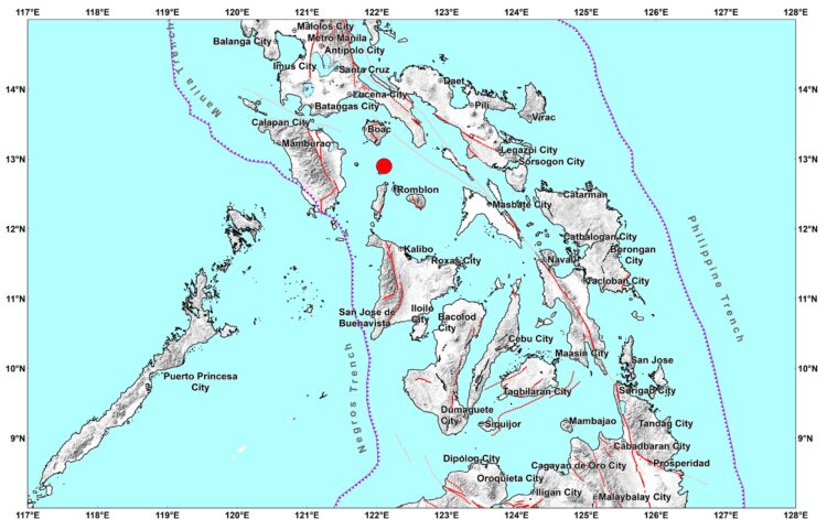Niyanig ng magnitude 2.3 na lindol ang Corcuera