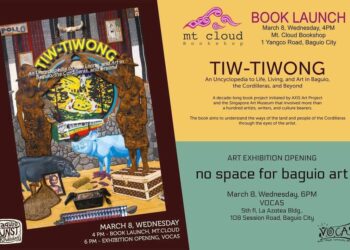 Tiw-tiwong launch and no space for Baguio art exhibit on March 8