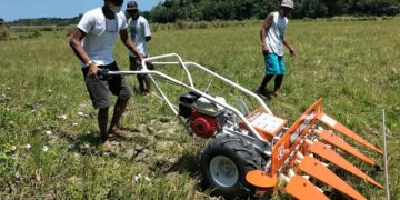 DAR, nagbigay ng makinang pang-ani ng palay sa 2 grupo ng magsasaka