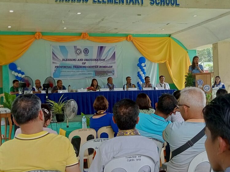 Bagong gusali ng Provincial Training Center sa Odiongan, ininagurahan