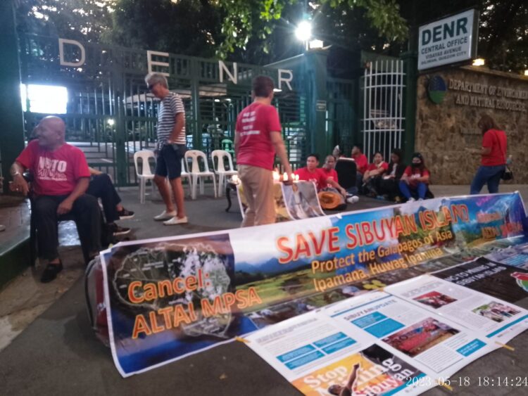 Sibuyan Residents Rally for Cancellation of Mining Agreement in Overnight Vigil