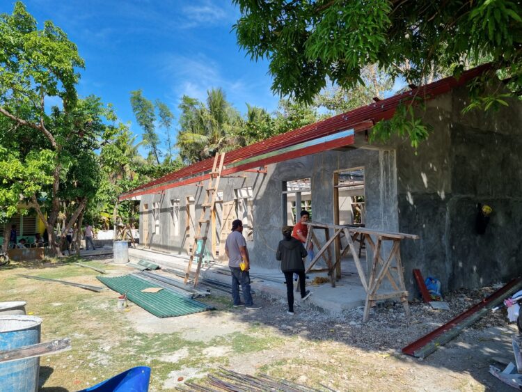 Mga proyekto ng DPWH sa Corcuera, nagpapatuloy