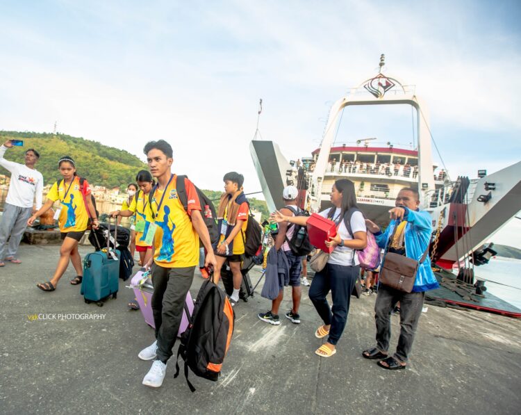 Mga atleta na sasabak sa 2023 Mimaropa RAA Meet, dumating na sa Romblon