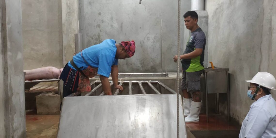 Bagong slaughterhouse ng Looc, ininspeksyon ng NMIS