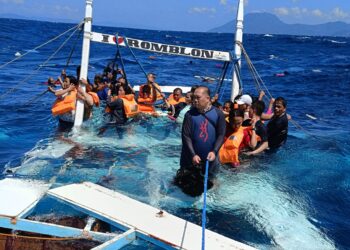 Pumpboat na patungong Simara, lumubog sa Tablas Strait