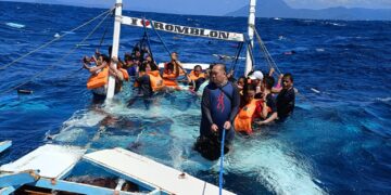Pumpboat na patungong Simara, lumubog sa Tablas Strait