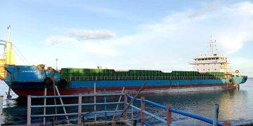 Barko, sumadsad sa Carabao Island