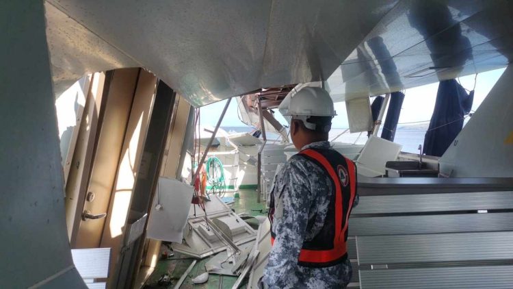 Romblomanon sugatan sa banggaan ng Fastcat at Barge sa Batangas