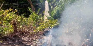 Poste ng kuryente ng ROMELCO sa Sibuyan Island, nasunog