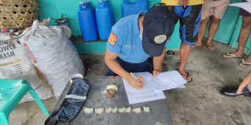 Granada at bala, nakumpiska ng mga pulis sa isang bahay sa Santa Fe
