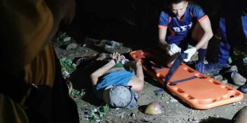 Magkapatid, sugatan matapos manlaban sa mga pulis sa Looc