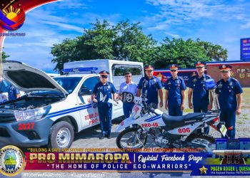 San Andres town receives new PNP patrol car, motorcycle