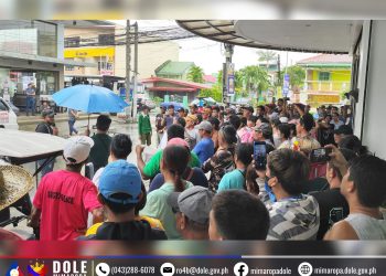 Mindoro fisherfolk affected by oil spill seek aid promised by Speaker Romualdez from DOLE MIMAROPA