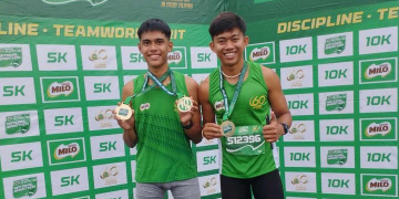 Dalawang student athlete ng RSU, umariba sa National Milo Marathon