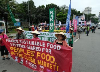 700 Filipinos join Asia-wide protest for climate-resilient food systems