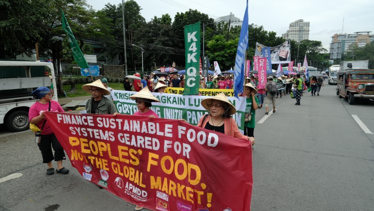 700 Filipinos join Asia-wide protest for climate-resilient food systems