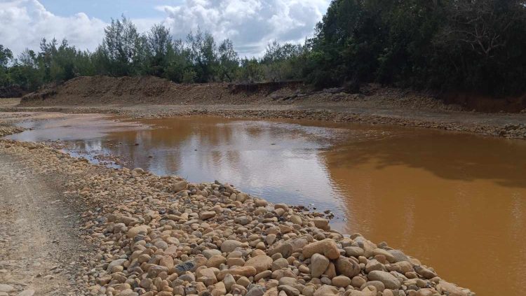 Pag-tsokolate sa ilog dahil sa quary, binabantayan na ng Barangay