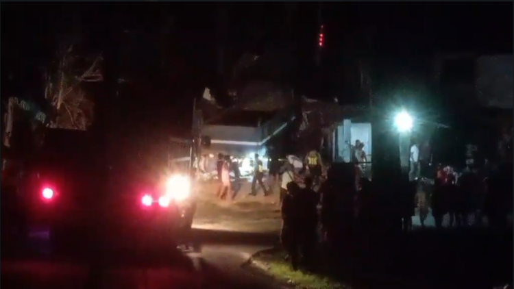 Truck na nawalan ng preno sa Romblon, sumalpok sa isang warehouse