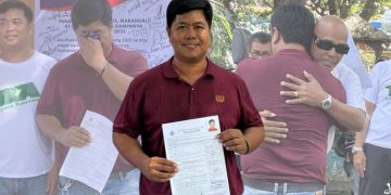 Arevalo, naging emosyonal matapos maghain ng COC nang mag-isa