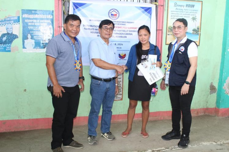 85 San Andres families receive aid to rebuild homes damaged by Typhoon