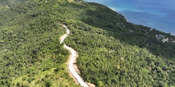 Bagong access road patungo sa Cajidiocan View Deck, halos kumpleto na