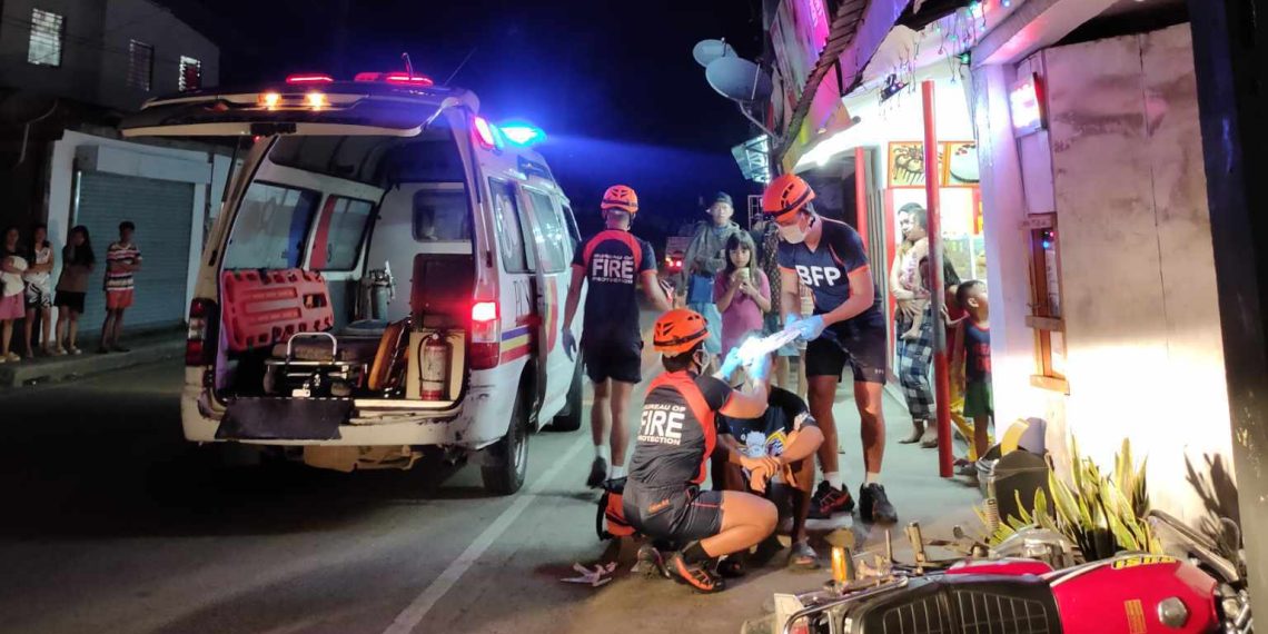 Rider, sugatan sa aksidente sa San Andres